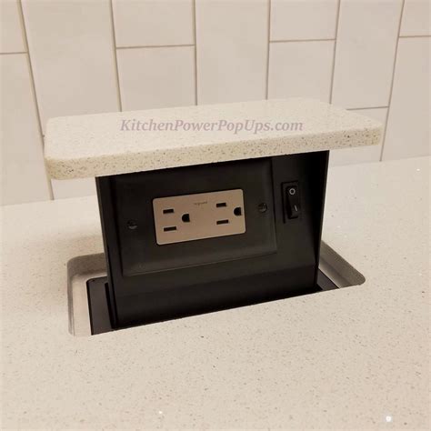 island electrical box|electrical receptacle for island countertop.